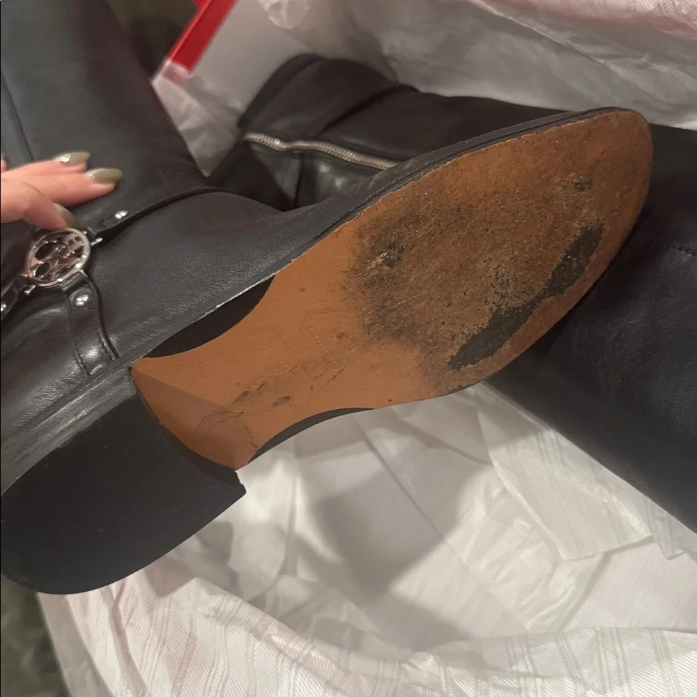 Coach Mulan Calf Riding Boots Sz 9 - Picture 5 of 6